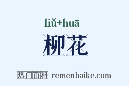 柳花是什么意思的图片